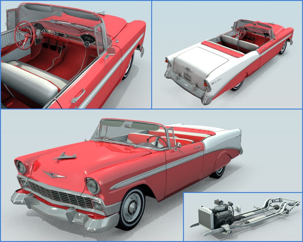 1956 Chevrolet Bel Air Convertible preview image 1